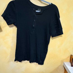 armani black tee